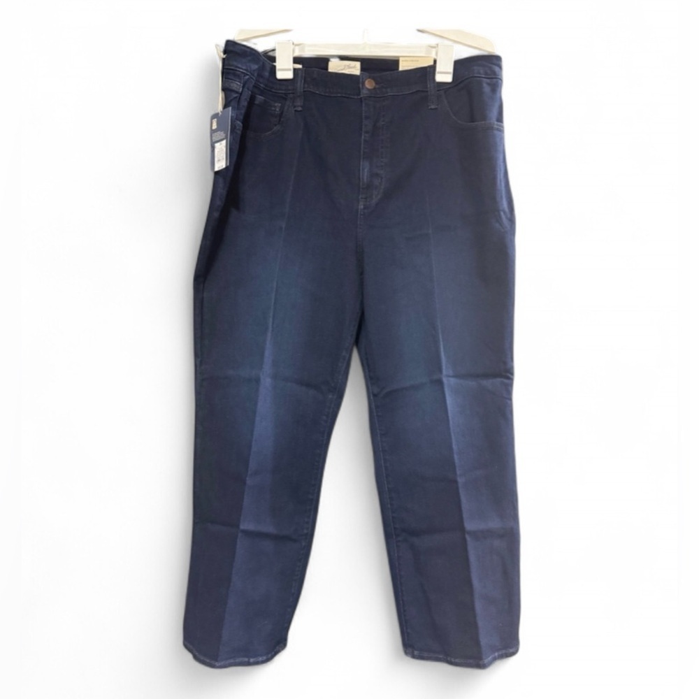 Size 20 Universal Thread Women's Straight Leg Jeans - Dark Blue